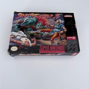 SUPER NINTENDO SNES SUPER STREET FIGHTER II GAME COMPLETE IN BOX
